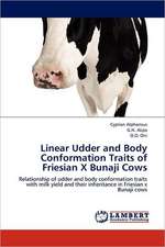 Linear Udder and Body Conformation Traits of Friesian X Bunaji Cows