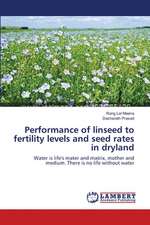 Performance of linseed to fertility levels and seed rates in dryland