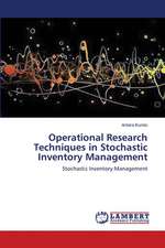 Operational Research Techniques in Stochastic Inventory Management