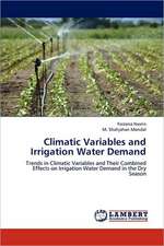 Climatic Variables and Irrigation Water Demand