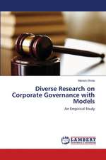 Diverse Research on Corporate Governance with Models