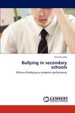 Bullying in secondary schools