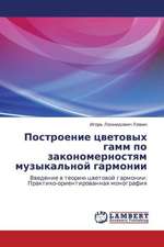 Postroenie tsvetovykh gamm po zakonomernostyam muzykal'noy garmonii