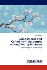 Compliments and Compliment Responses among Young Japanese