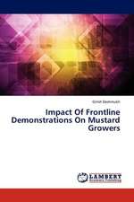 Impact Of Frontline Demonstrations On Mustard Growers