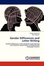 Gender Differences and Letter Writing