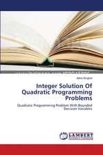 Integer Solution Of Quadratic Programming Problems