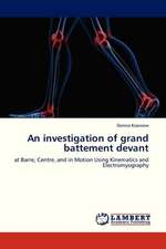 An investigation of grand battement devant