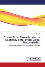 Stereo Echo Cancellation for Spatiality employing Signal Decorrelation