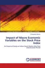 Impact of Macro Economic Variables on the Stock Price Index