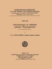 Untersuchungen an elektrisch geheizten Wärmespeichern: Eine wärmetechnische Studie