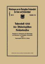 Jahresheft 1922 des Phänologischen Reichsdienstes: Bearbeitet im Laboratorium für Meteorologie und Phänologie der Biologischen Reichsanstalt