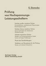 Prüfung von Hochspannungs-Leistungsschaltern