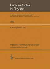 Problems Involving Change of Type: Proceedings of a Conference Held at the University of Stuttgart, FRG, October 11–14, 1988