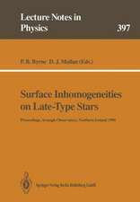 Surface Inhomogeneities on Late-Type Stars: Proceedings of a Colloquium Held at Armagh Observatory, Northern Ireland, 24–27 July 1990