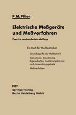 Elektrische Meßgeräte und Meßverfahren