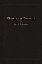 Chemie der Zemente (Chemie der hydraulischen Bindemittel)