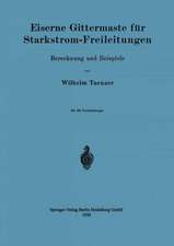 Eiserne Gittermaste für Starkstrom-Freileitungen: Berechnung und Beispiele