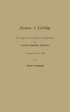 Justus v. Liebig: Vortrag in der Hauptversammlung des Vereins deutscher Chemiker