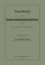 Jahres-Bericht des Chemischen Untersuchungsamtes der Stadt Breslau für die Zeit vom 1. April 1897 bis 31. März 1898