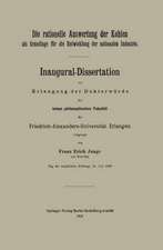 Die Rationalisierung im Deutschen Werkzeugmaschinenbau: Dargestellt an der Entwicklung der Ludw. Loewe & Co. A.-G., Berlin