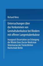 Untersuchungen über das Vorkommen von Genitaltuberkulose bei Rindern mit Offener Lungentuberkulose