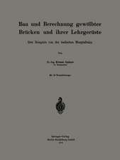 Bau und Berechnung gewölbter Brücken und ihrer Lehrgerüste: Drei Beispiele von der badischen Murgtalbahn