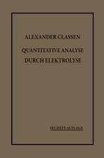 Quantitative Analyse durch Elektrolyse