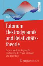 Tutorium Elektrodynamik und Relativitätstheorie: Ein anschaulicher Zugang für Studierende der Physik im Haupt- und Nebenfach