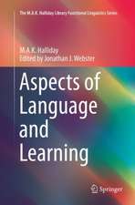 Aspects of Language and Learning