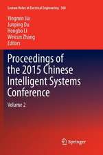 Proceedings of the 2015 Chinese Intelligent Systems Conference: Volume 2