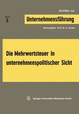 Die Mehrwertsteuer in unternehmenspolitischer Sicht