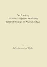 Die Schaffung hochabnutzungsfester Reibflächen durch Ionitrierung von Kugelgraphitguß