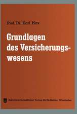 Grundlagen des Versicherungswesens