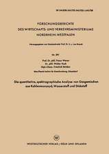 Die quantitative, spektrographische Analyse von Gasgemischen aus Kohlenmonoxyd, Wasserstoff und Stickstoff