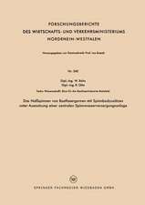 Das Naßspinnen von Bastfasergarnen mit Spinnbadzusätzen unter Ausnutzung einer zentralen Spinnwasserversorgungsanlage