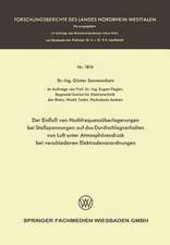 Der Einfluß von Hochfrequenzüberlagerungen bei Stoßspannungen auf das Durchschlagverhalten von Luft unter Atmosphärendruck bei verschiedenen Elektrodenanordnungen