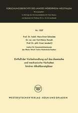 Einfluß der Vorbehandlung auf das chemische und mechanische Verhalten binärer Alkaliboratgläser