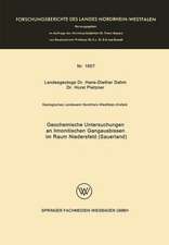 Geochemische Untersuchungen an limonitischen Gangausbissen im Raum Niedersfeld (Sauerland)