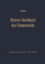 Kleines Handbuch des Firmenrechts