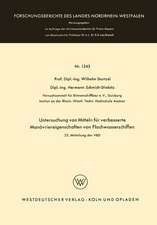 Untersuchung von Mitteln für verbesserte Manövriereigenschaften von Flachwasserschiffen: 55. Mitteilung der VBD