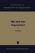 Wie wird man Organisator?