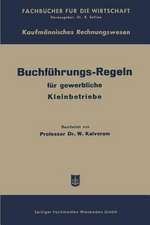 Buchführungs-Regeln für gewerbliche Kleinbetriebe