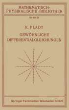 Gewöhnliche Differentialgleichungen