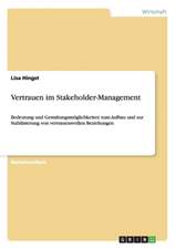 Vertrauen im Stakeholder-Management