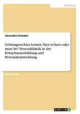 Gehirngerechtes Lernen. Nice to have oder must be? Neurodidaktik in der Erwachsenenbildung und Personalentwicklung