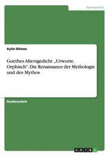 Goethes Altersgedicht 