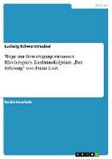 Wege zur Bewältigung virtuosen Klavierspiels. Liedtranskription 