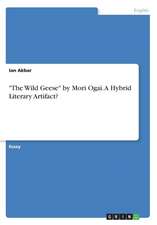 "The Wild Geese" by Mori Ogai. a Hybrid Literary Artifact?