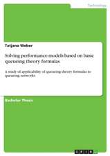 Solving performance models based on basic queueing theory formulas